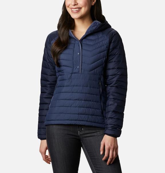 Columbia Powder Lite Insulated Jacket Blue For Women's NZ21968 New Zealand